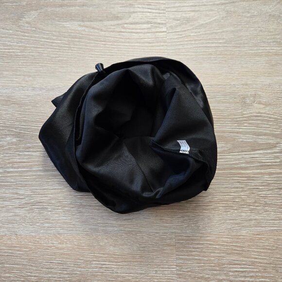 Honey Birdette Large Black Satin Drawstring Dust Bag Travel Storage Pouch NWOT - Picture 13 of 15